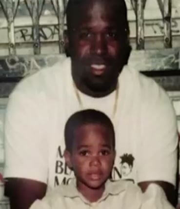A$AP with his father, Adrian Mayers